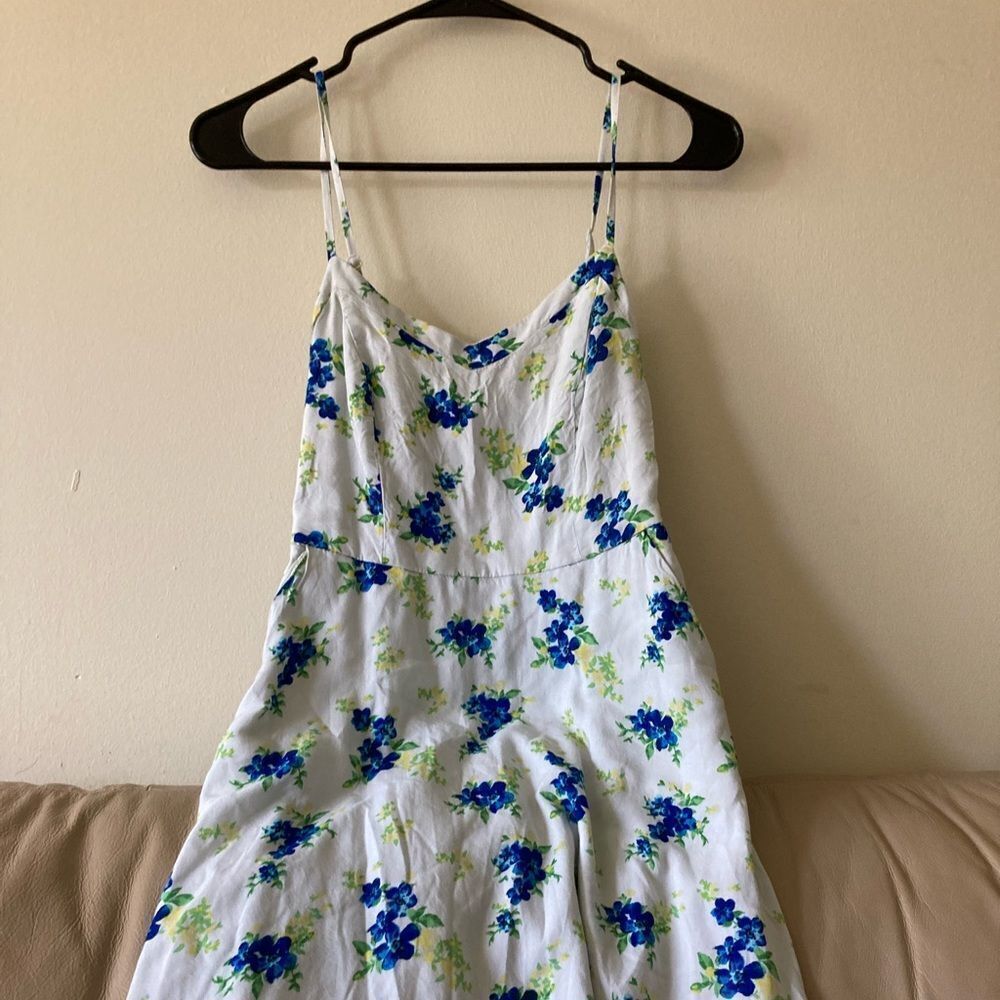 SO Spaghetti Strap Floral Sun Dress